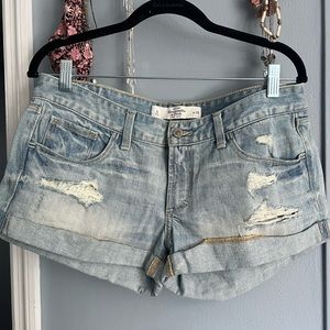 Abercrombie and fitch denim shorts